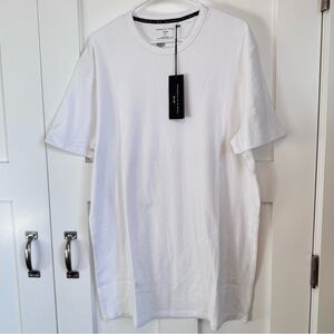 NWT Shaquille O'Neal Men's White XLT T-Shirt Cotton Blend